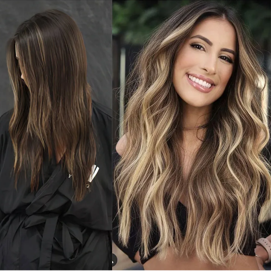 Extensiones de Cabello Natural con Clip – Volumen, Largo y Estilo al Instante