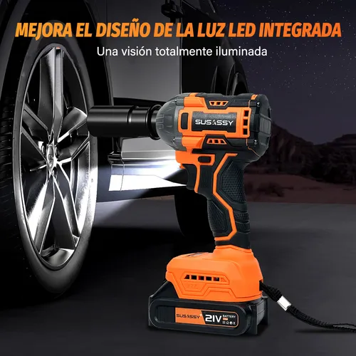 Llave de Impacto Inalámbrica 21V – Potencia Máxima, Precisión Profesional y Batería de Larga Duración